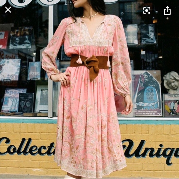 Spell Dresses & Skirts - SPELL DESIGNS Hendrix Boho Dress Dusty Pink M NWT
